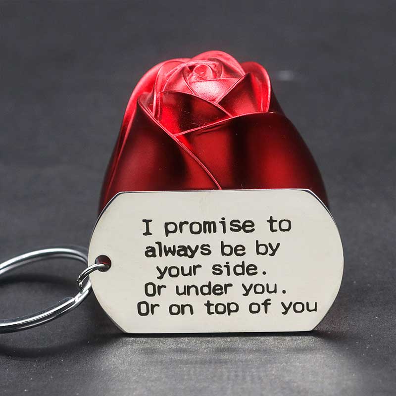 For Love - I Promise To Always Be By Your SIde Keychain