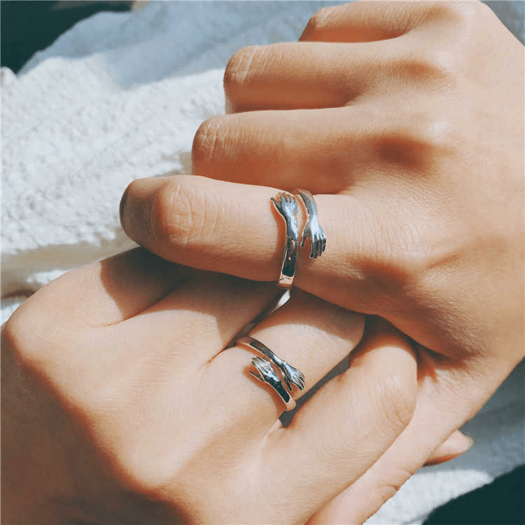 Couple Hug Ring
