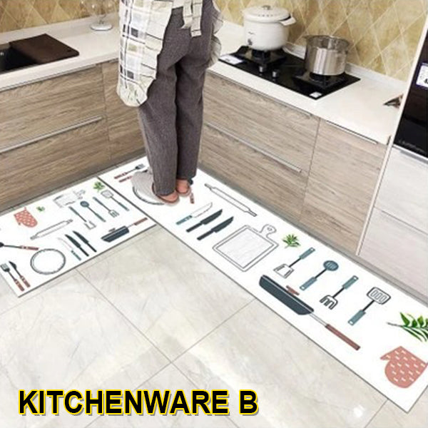 【🌎Florida Sent Out🚚】Multifunctional Kitchen Printed Non-slip Carpet