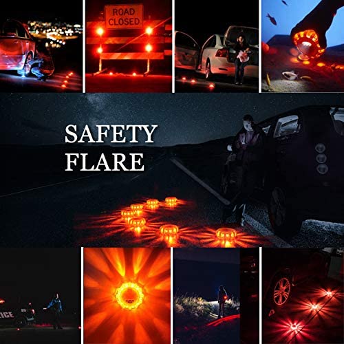 LED ROAD FLARES FLASHING WARNING LIGHT