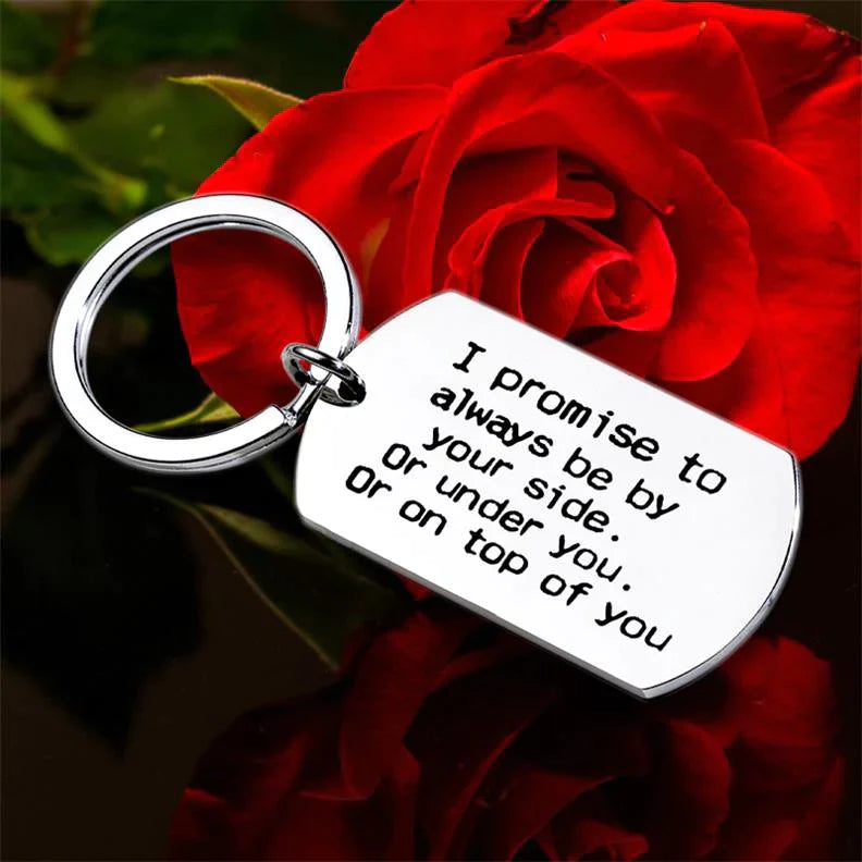 For Love - I Promise To Always Be By Your SIde Keychain