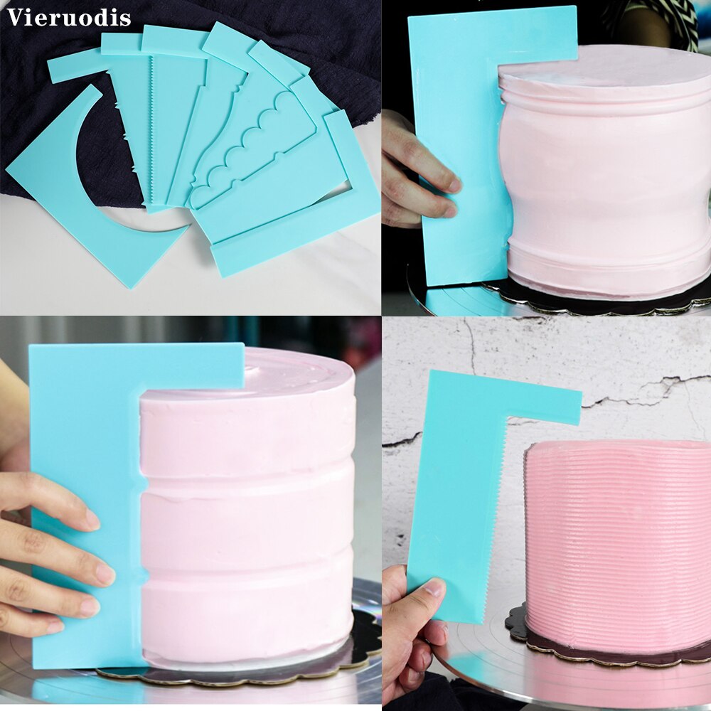 8-Style Cake Scrapers
