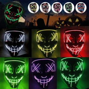 Halloween LED Purge Masks