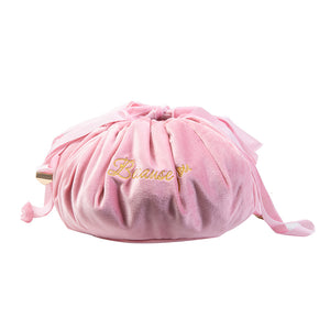 Fashion Velvet Pouch Pink Make-up-bags