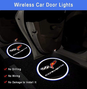 Universal Wireless LED Car Logo Welcome Light (1PCS)